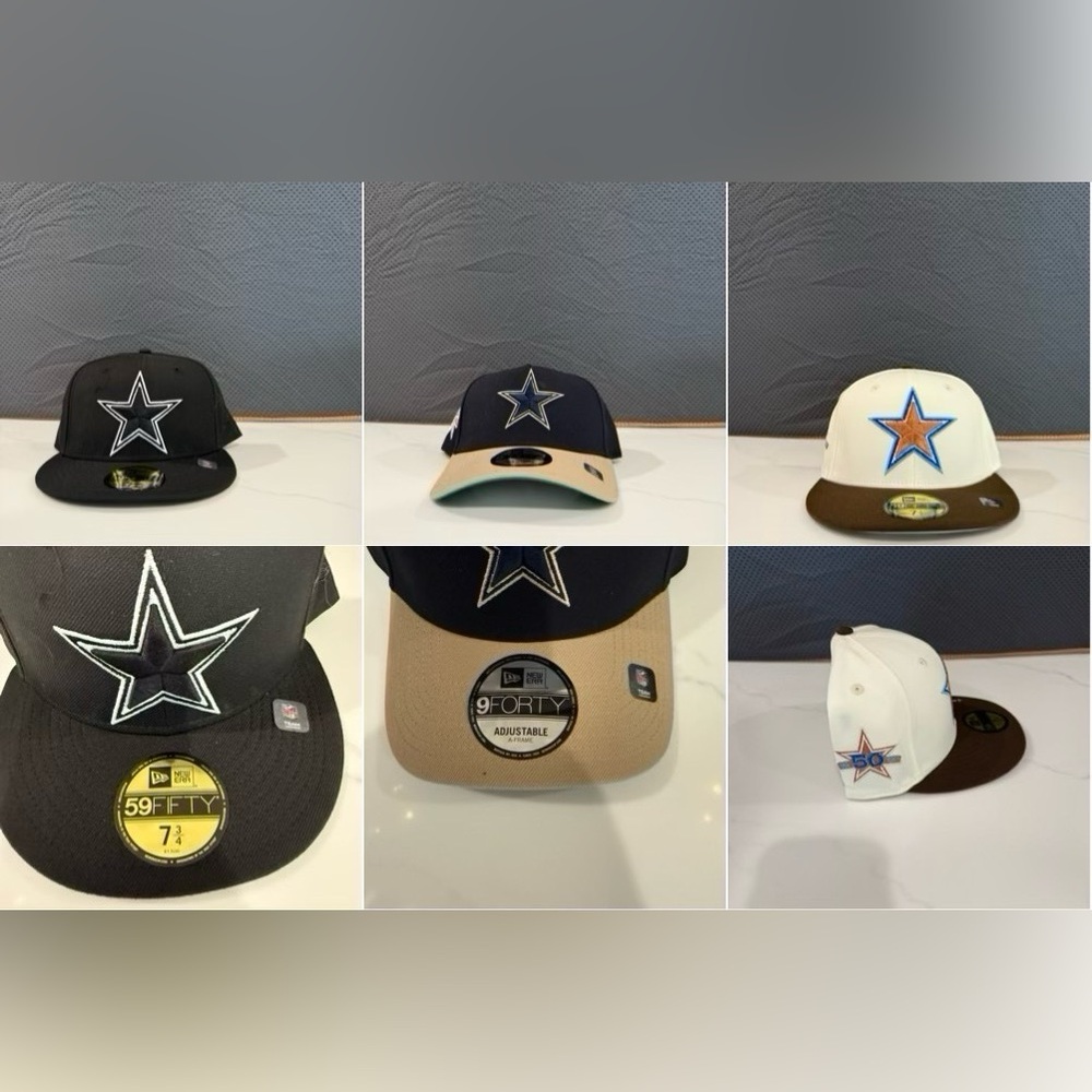 Dallas Cowboys Cap - New with tags, various styles & sizes